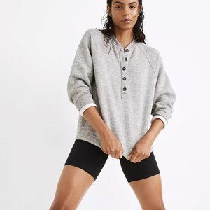 Madewell MWL Betterterry Henley Sweatshirt